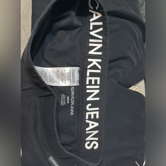 Calvin Klein logo high waist biker short size small - Picture 2 of 3